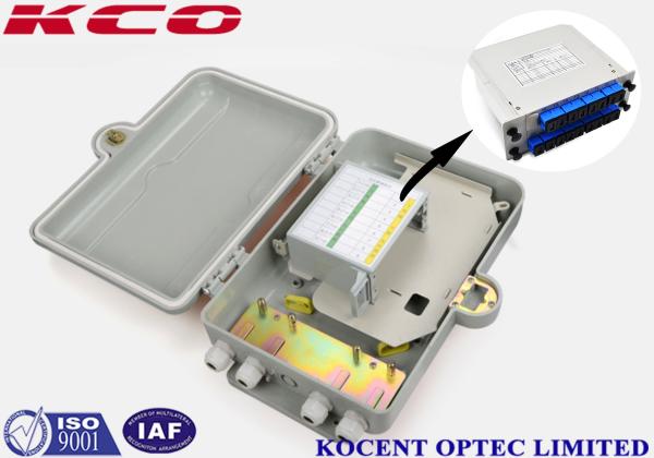 Buy cheap 1x16 Fiber Optic Terminal Box , 4 Ports SMC Fiber Optic Distribution Cabinet from wholesalers