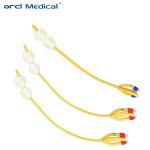 4 Way Double Balloon Foley Catheter Disposable Silicone Coated 40cm Length