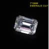 Buy cheap Emeralde Cut Diamond Moissanite DEF Super White 5*7mm Loose Moissanite Stones from wholesalers