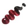 Buy cheap Unprocessed Ombre Hair Weave 1b/99j Wine Red Body Wave Burgundy Soft And Silky from wholesalers