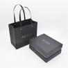 Buy cheap Recycled High End Shopping Bag , 128gsm Pantone Matte Black Gift Bags from wholesalers