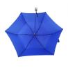 Buy cheap Blue Color Mini Travel Three Fold Umbrella Round Platic Handle No Print from wholesalers