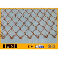 Buy cheap KxT Brown Vinyl Coated Chain Link Fence product