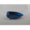 Buy cheap CE Silver Blue Hand Made Lead Free Crystal Glass Plates from wholesalers