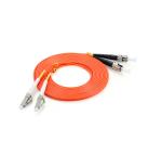 FC-LC multimode Optical fiber patch cord , Orange PVC / LSZH 0.9 / 2.0 / 3.0 MM