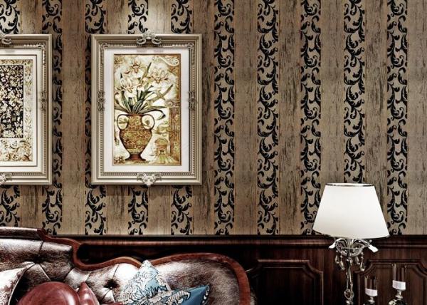 Buy cheap Household TV Background Classic Design Wallpaper Velvet Wallcovering European Style from wholesalers