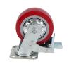 Buy cheap Customization 4inch 5inch 6inch 8inch Heavy Duty Industry Red PU PVC Swivel Casters Wheels from wholesalers
