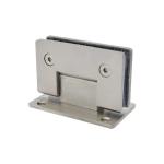 Stainless steel Bathroom hinge RS802, Square 90 degree, wall to glass connector
