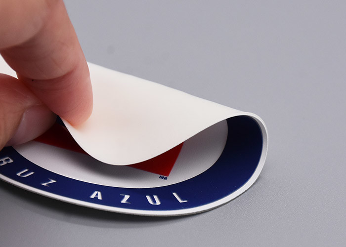 Garments Customised Silicone Heat Transfer Labels With 3 Colour Logos