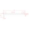 Buy cheap ISO9001 Width 55mm Brass Safety Step Nosing For Hotel Decoration from wholesalers