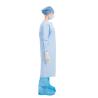 Buy cheap Level 4 Spunlace Blue Disposable Surgical Gowns With Knitted Cuff Non Woven from wholesalers