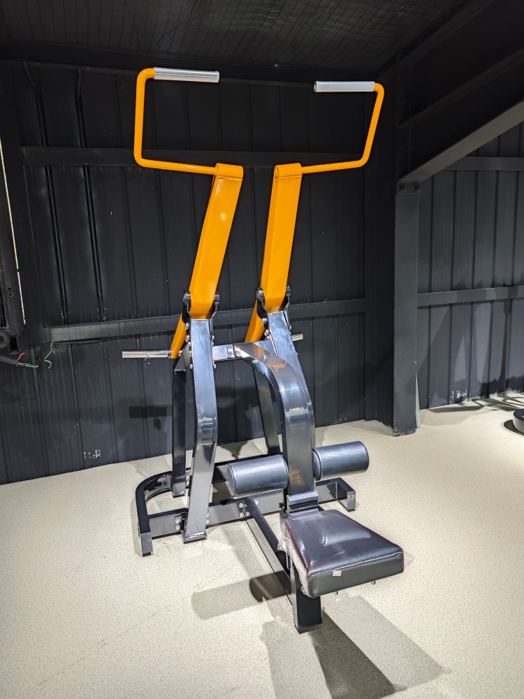 Commercial Indoor Gym Fitness & Body Building Machine Plate Loaded Lat Pull Down &Vertical Traction Front Pulldown
