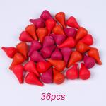 Baby Wooden Constructor Set Nordic Wooden Rainbow Blocks Loose Parts Montessori
