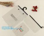 wholesale transparent Logo Packaging Garment Suit Clothes Bags Slider Packing PE