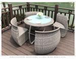 Buy cheap Outdoor Rattan Table And Chairs Set , Garden Patio Table Set UV Resistant from wholesalers