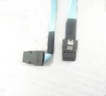 Black Self Lock Left Angle SFF8087 SAS Internal Cable