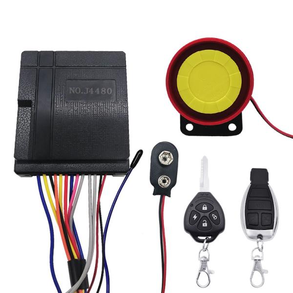 Buy cheap 12V One Way Motorcycle Alarm System Anti Cut One Click Start from wholesalers