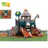 Buy cheap Anti Static Outside Playground Equipment With Children Plastic Slide Sets Toys from wholesalers