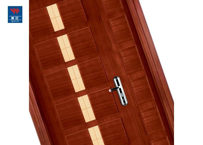 Hotel Entry Soundproof 60 Minutes UL Listed PVC Double Door Fire Rated Wood Doors