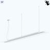 Buy cheap 50W 60W 75W White Black Silver Finish 3000K 4000K 5000K Hanging Suspension LED Square Pendent Panel Light from wholesalers