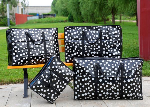 Buy cheap Double Handle Colorful Design Customized Shopping Bags With Zipper Closure from wholesalers