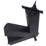 Outdoor Heating And Cooking 0.3mm Cast Iron Power Coated Rocket Stove/Outdoor