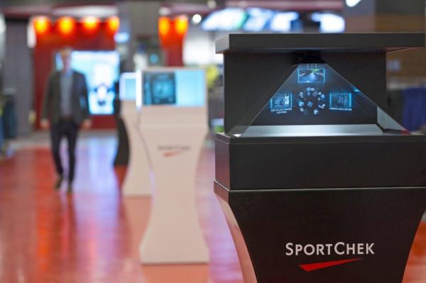 Buy cheap 55 Inch POS Hologram Pyramid , 3D holographic display box AC110 - 240V from wholesalers