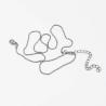 Buy cheap DIY Jewelry Necklace Love Pearl Necklace Cross Chain with 5CM Tail from wholesalers