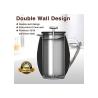 Buy cheap Pear Shape Double Wall Tea & Coffee Maker French Press Coffee Plunger 34oz from wholesalers