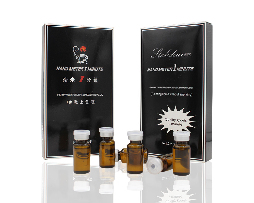 Nano Meter 1 Minute Liquid Tattoo Anesthetic Solution 1 Minute Fixed Color For Microblading
