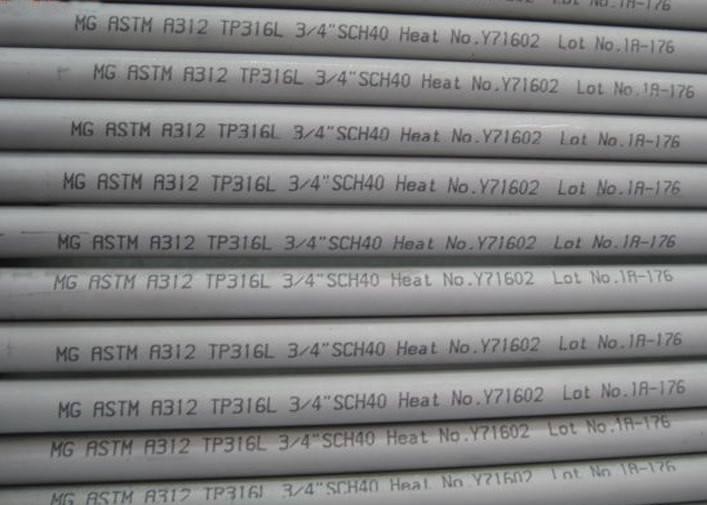 ASTM A312 Seamless Stainless Steel Tubing High Temperature Service Application