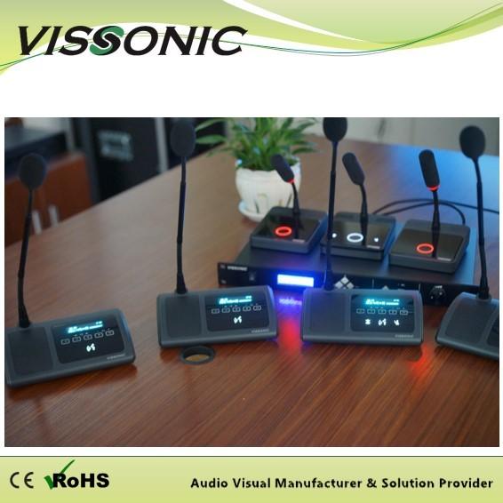 Buy cheap VISSONIC 5G Wi-Fi Wireless Microphone Conference Table Microphone from wholesalers