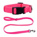 Pet Adjustable Leash And Diving Nylon Collar Anti-Escape Dog Walking Set