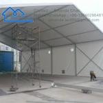 Outdoor custom Storage Tent Winter Aluminum Frame Waterproof Warehouse Tents for