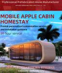 Prefabricated 20ft 40ft Apple Cabin House with Modern Design and Online