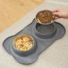 Buy cheap Pet Silicone Anti Spill Bowl Dog Stainless Steel Eating And Drinking Double Bowl from wholesalers