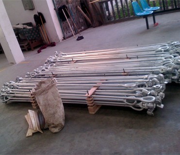Customized Length Galvanized DNV GL Certified Container Lashing Equipment Lashing Bar Lashing Rod for Hot Dip Galvanization