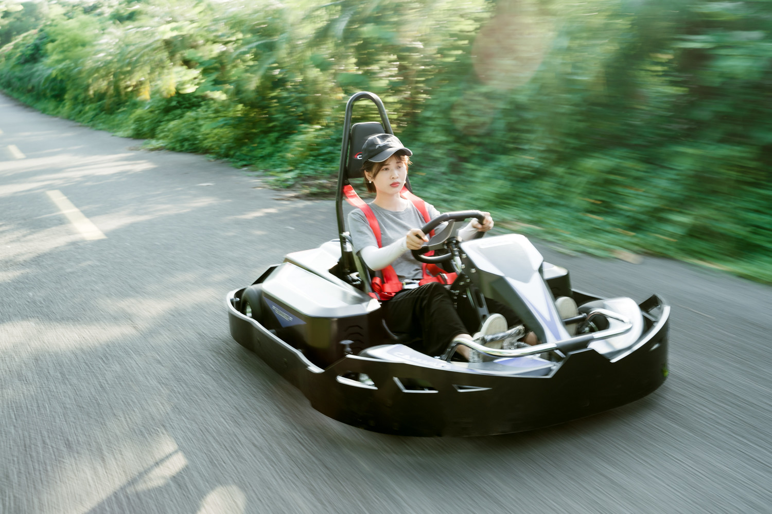 32km/H Children Go Kart Junior Racing Go Kart App Adjustment Control