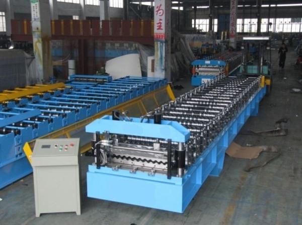 Buy cheap Corrugation Sheet Steel Tile Roll Forming Machine from wholesalers