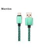 Buy cheap Nylon Hemp FLower USB Transfer Cable 1M / 3FT Round Fabric Braided Custom Logo from wholesalers