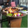 Buy cheap ISO9001 Corten Steel BBQ Grill 500mm Steel Fire Pit BBQ Rusty Red from wholesalers