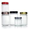 Buy cheap Clear Round 4oz 8oz 16oz 12oz 20oz Glass Jar Glass Food Container With Deep Metal Lid from wholesalers