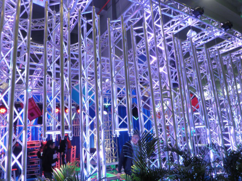 290mm Aluminum Stage Truss , Customized Aluminum Frame Event Spigot Truss