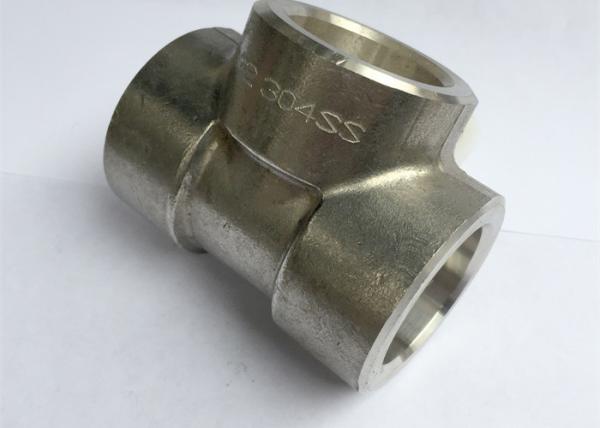 Buy cheap 3000lbs Socket Weld Tee Carbon Steel Pipe Fitting A105 Forged from wholesalers