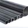 Buy cheap Wall Thickness 2mm Ø 28mm X Ø 24mm Carbon Fiber Tube Low Weight With Maximum Precision from wholesalers