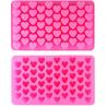 Buy cheap Silicone Mini Heart 55-Cavity Molds For Baking, Heart Shape Ice Cube Candy Chocolate Mold, Valentine Candy Molds from wholesalers