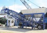 Mini Ready Mix Mobile Concrete Plant 35m3/H Small Portable Cement Mixing Plant