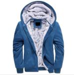 OEM Zipper Mens Pullover Sweater Long Sleeve Winter Men Fur Hoodie 100% Cotton
