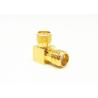 Buy cheap SMA Female To SMA Female Right Angle(RA) 50Ω RF Coaxial Adapter from wholesalers