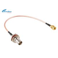 Buy cheap FEP Jacket RF Cable Assemblies BNC Female Plug For Satellite Transmission product